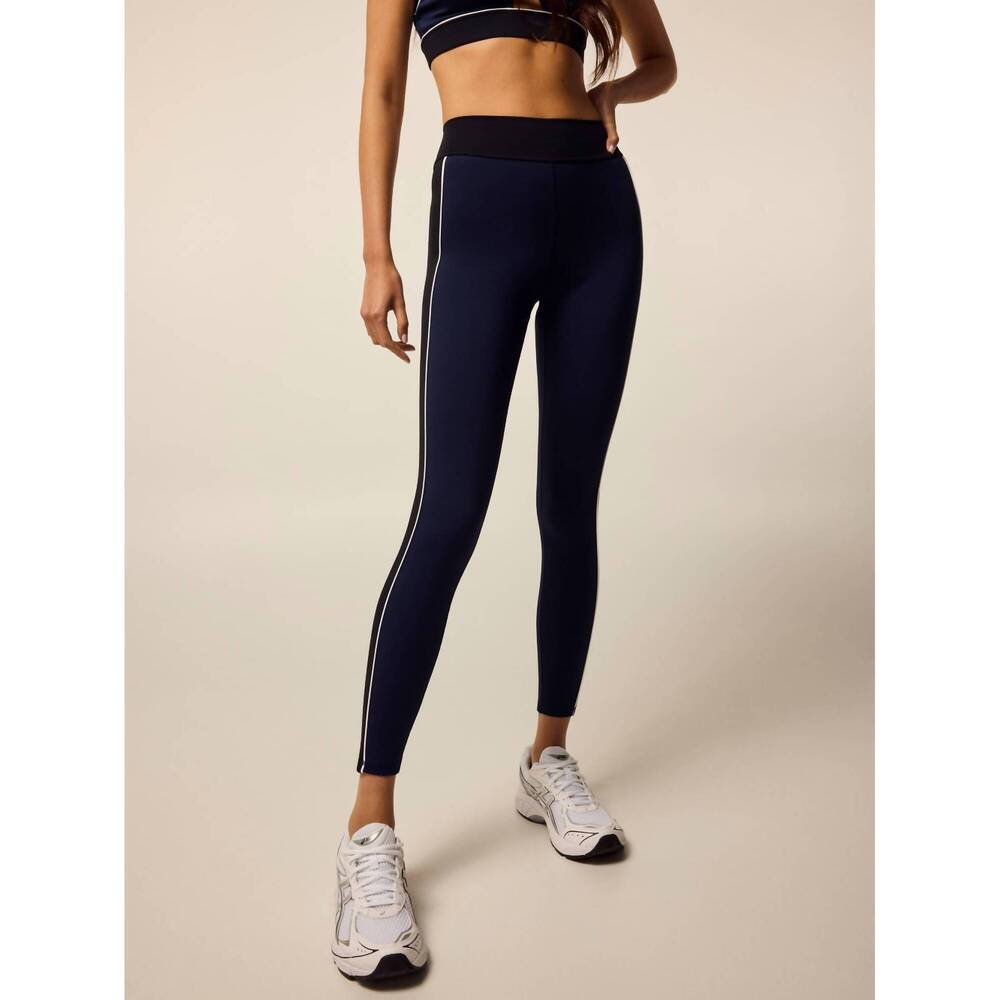 NEW GREYSON CLOTHIERS greyson luna side stripe legging in maltese blue